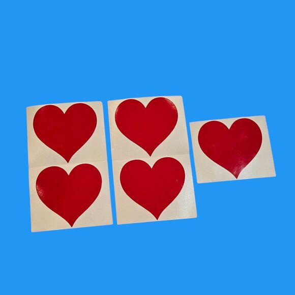 Valentine VTG Sticker Bundle Hallmark Mrs. Grossman's Candy Hearts Cupid Bears - Picture 7 of 15